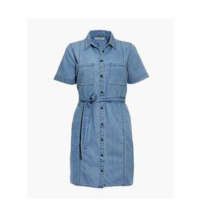 Denim Blue Shirt Dress